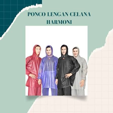 Jas Hujan Ponco Lengan Celana Harmoni Indoplast