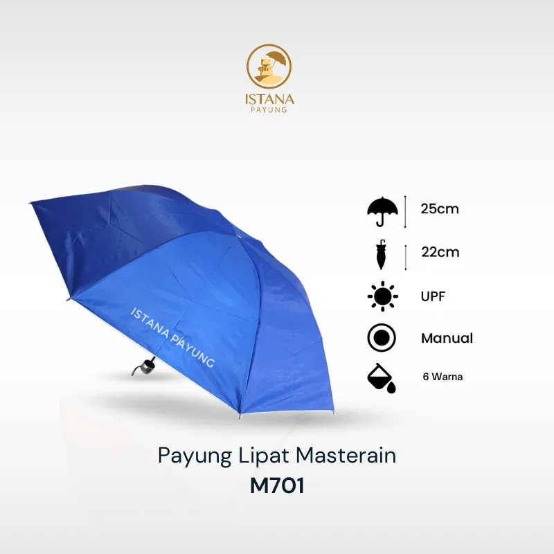 Payung Lipat 3 Manual Campur Warna