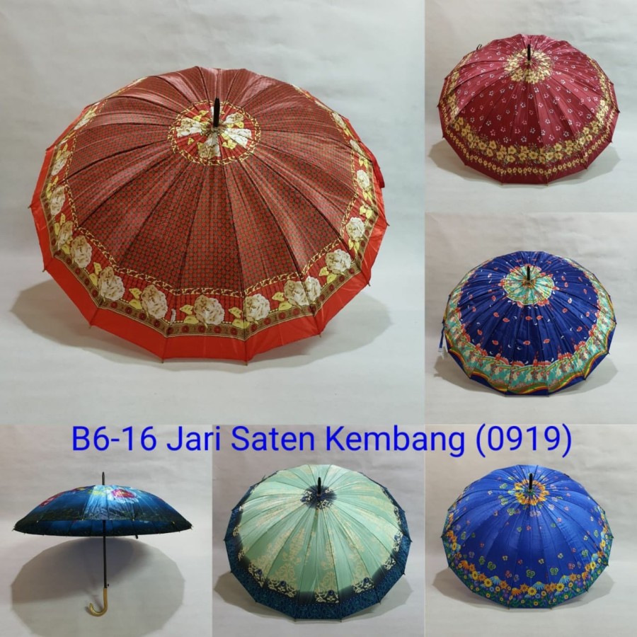 Kumpulan Payung Standard 16 Jari Motif B6 Sakura